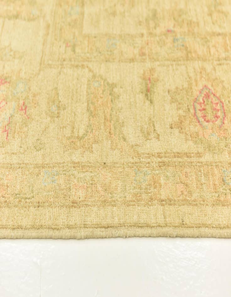 Detail image of  6' 9 x 9' 9  Hand Knotted Peshawar Ziegler Rug