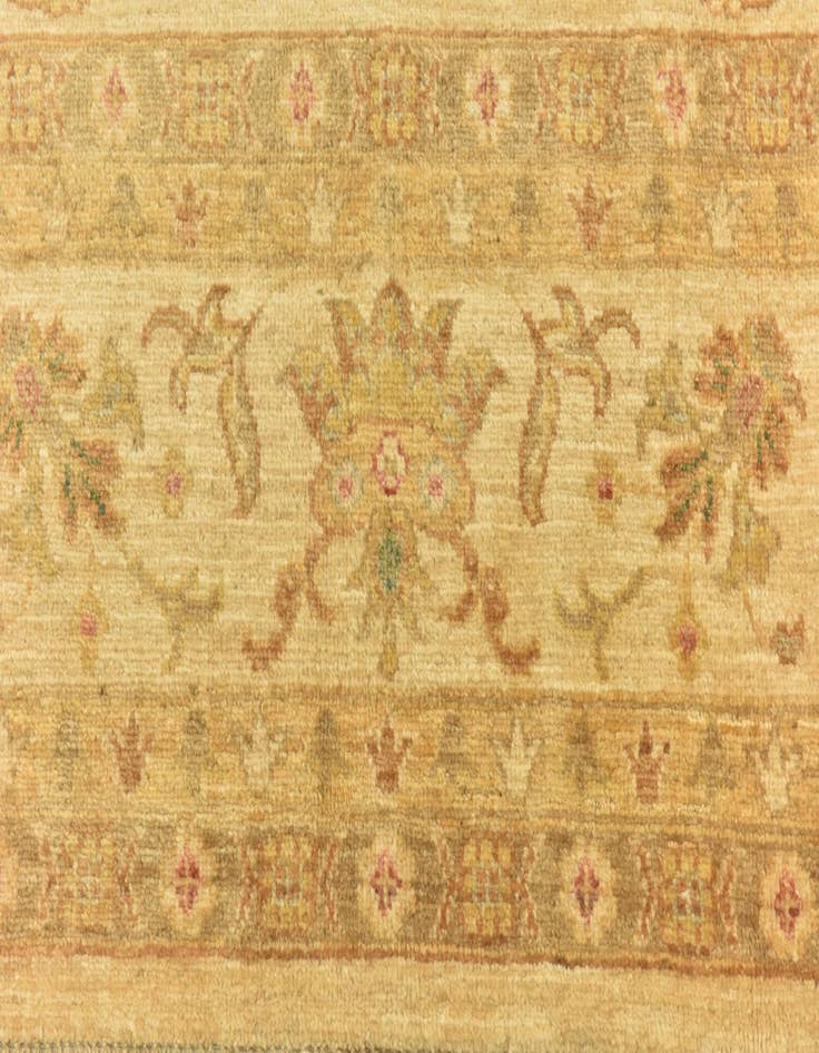 Detail image of  7' x 9' 10  Hand Knotted Peshawar Ziegler Rug