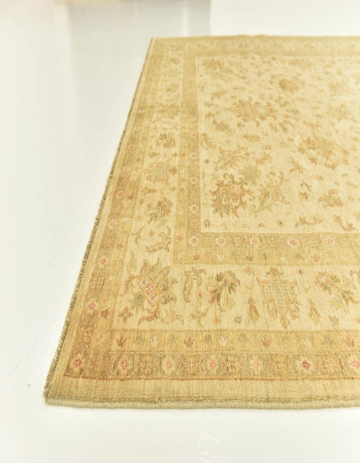 Detail image of  7' x 9' 10  Hand Knotted Peshawar Ziegler Rug