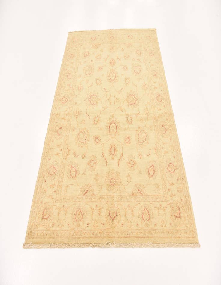 Detail image of  4' 9 x 6' 8  Hand Knotted Peshawar Ziegler Rug