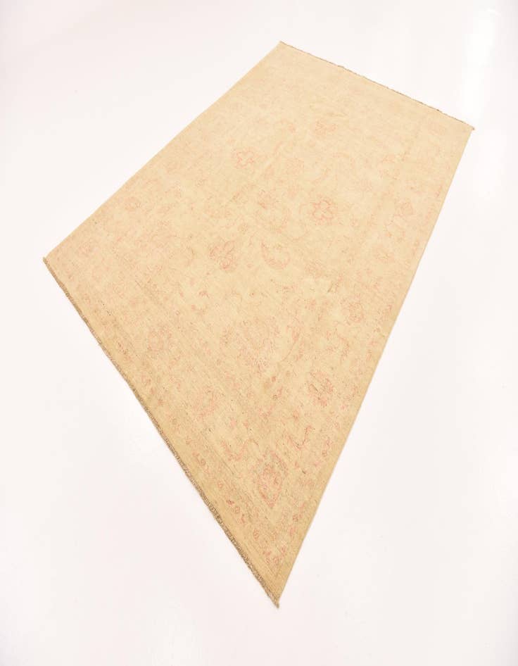 Detail image of  6' 10 x 9' 2  Hand Knotted Peshawar Ziegler Rug