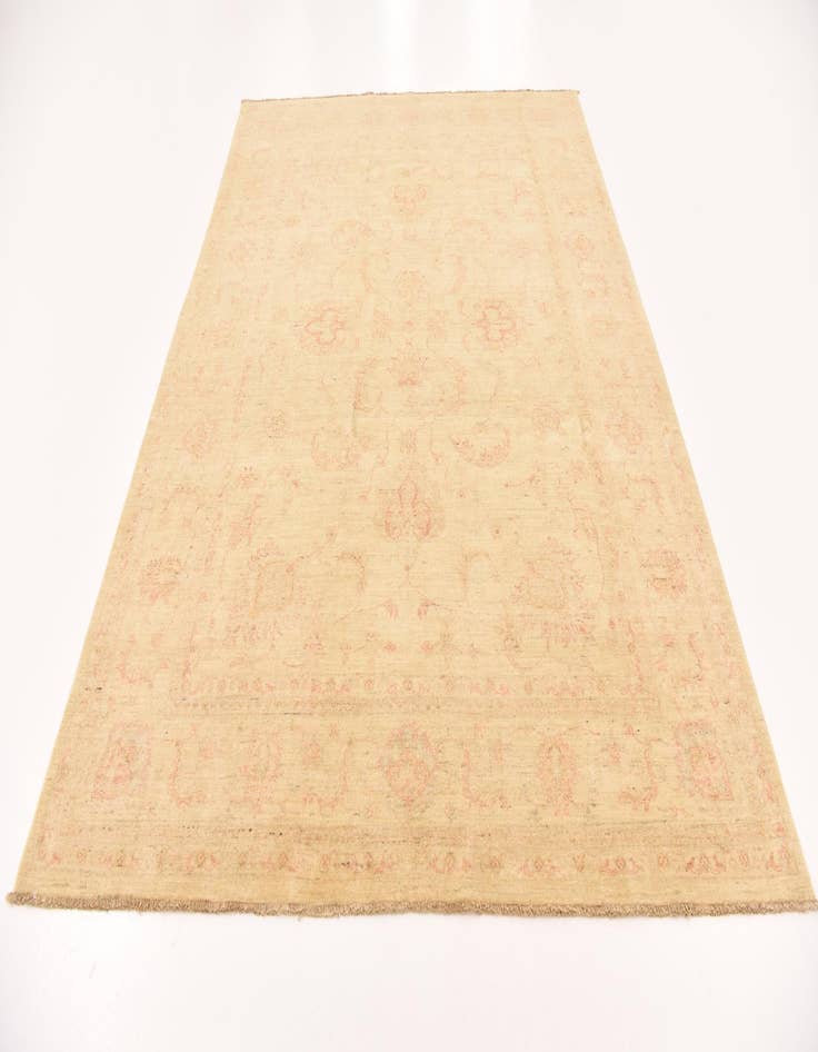 Detail image of  6' 10 x 9' 2  Hand Knotted Peshawar Ziegler Rug