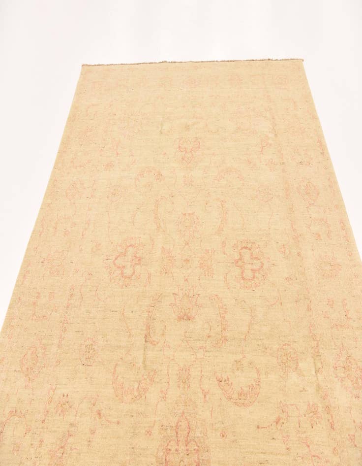 Detail image of  6' 10 x 9' 2  Hand Knotted Peshawar Ziegler Rug