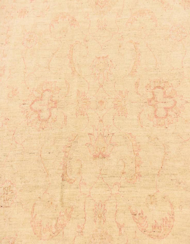 Detail image of  6' 10 x 9' 2  Hand Knotted Peshawar Ziegler Rug