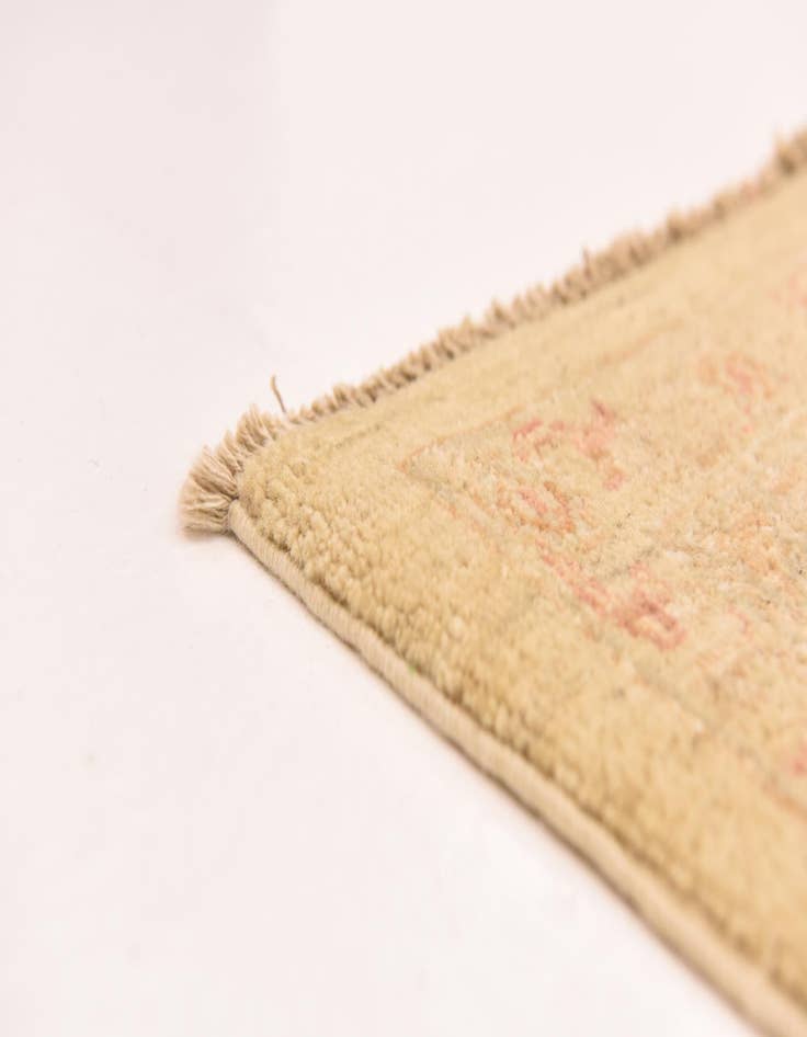 Detail image of  6' 10 x 9' 2  Hand Knotted Peshawar Ziegler Rug