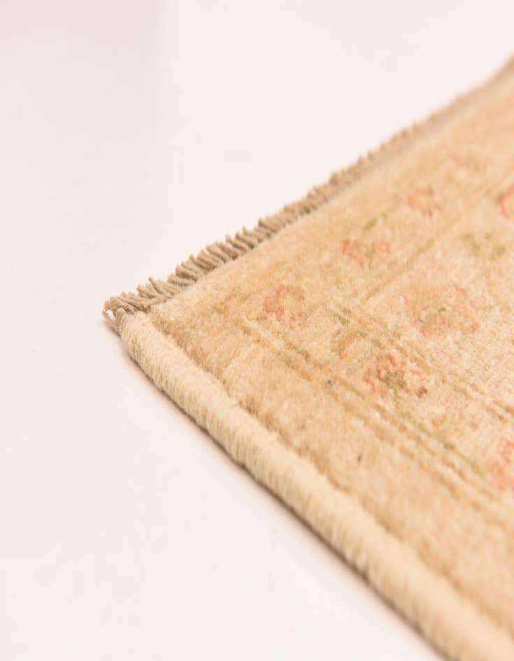 Detail image of  6' 8 x 10'  Hand Knotted Peshawar Ziegler Rug