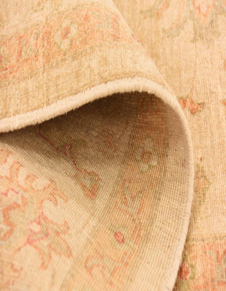 Detail image of  6' 8 x 9' 1  Hand Knotted Peshawar Ziegler Rug