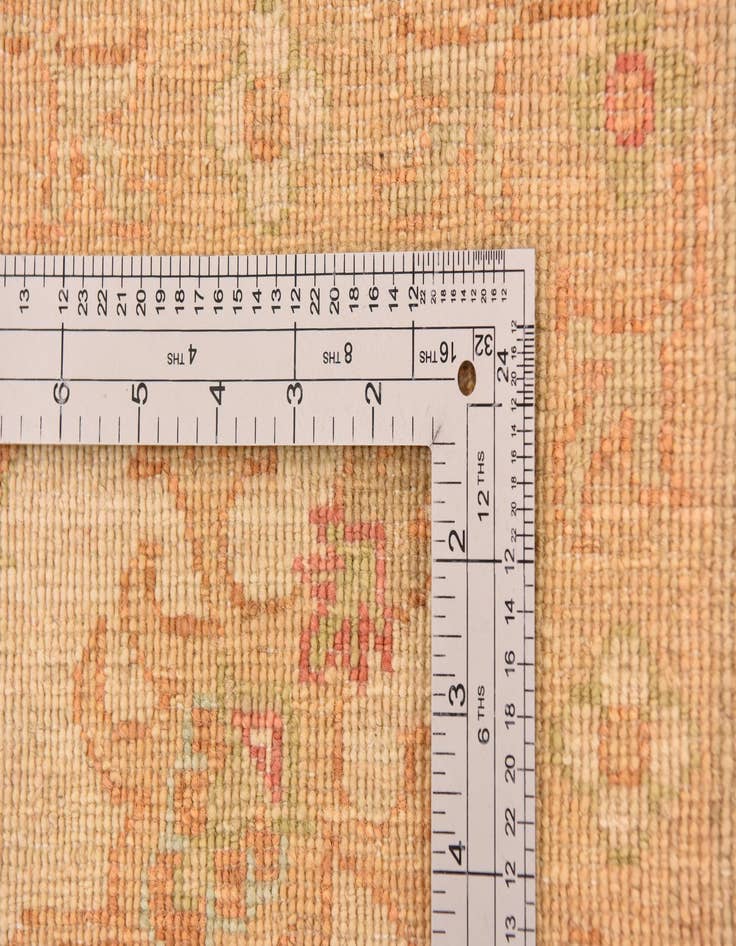 Detail image of  6' 8 x 9' 1  Hand Knotted Peshawar Ziegler Rug