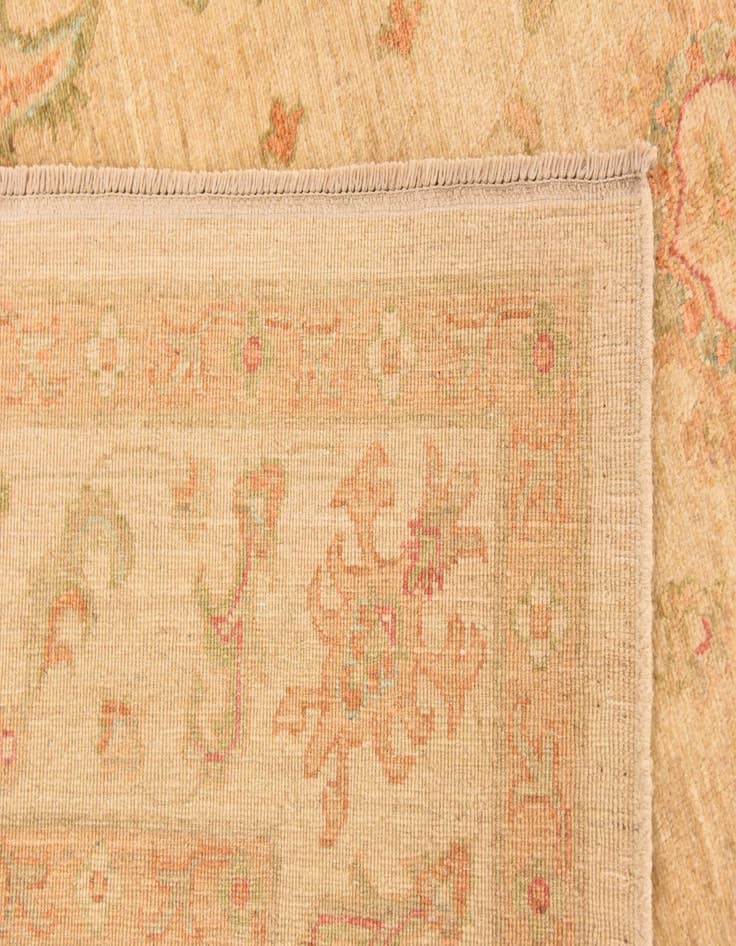 Detail image of  6' 8 x 9' 1  Hand Knotted Peshawar Ziegler Rug