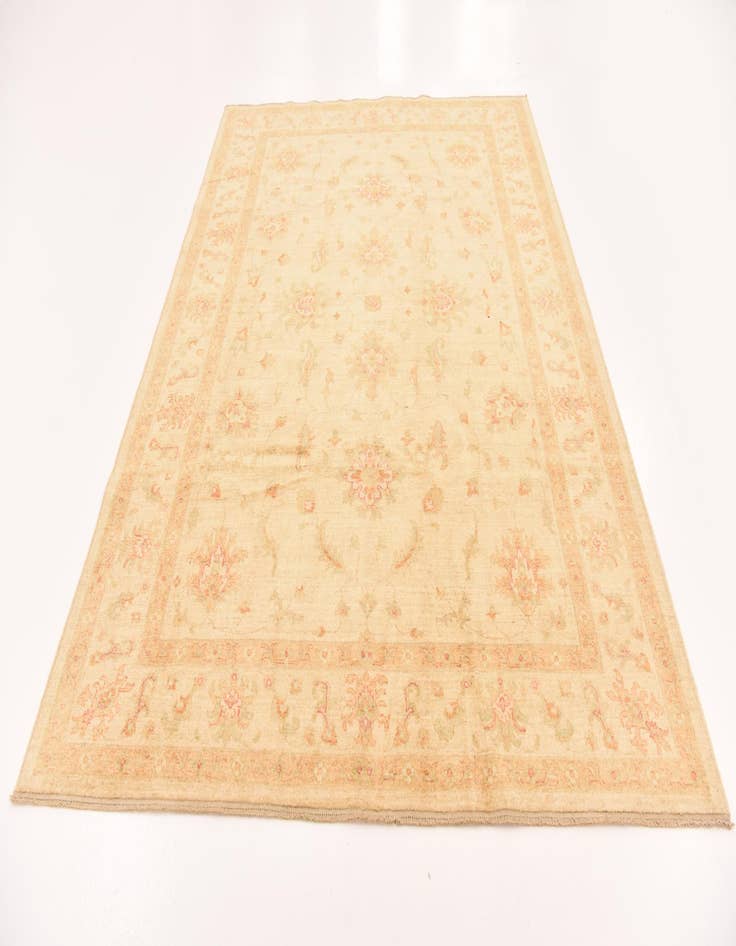 Detail image of  6' 8 x 9' 1  Hand Knotted Peshawar Ziegler Rug