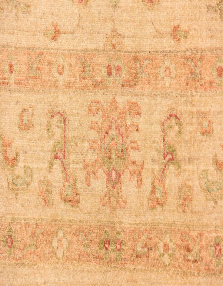 Detail image of  6' 8 x 9' 1  Hand Knotted Peshawar Ziegler Rug