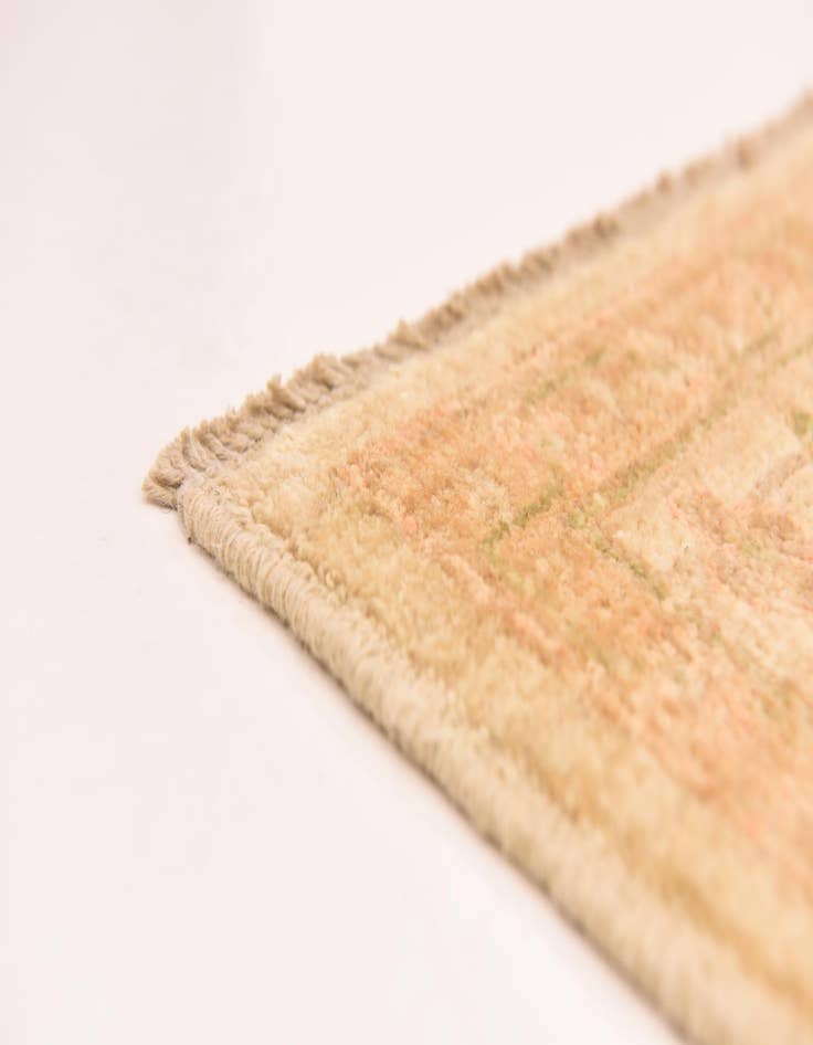 Detail image of  6' 8 x 10'  Hand Knotted Peshawar Ziegler Rug