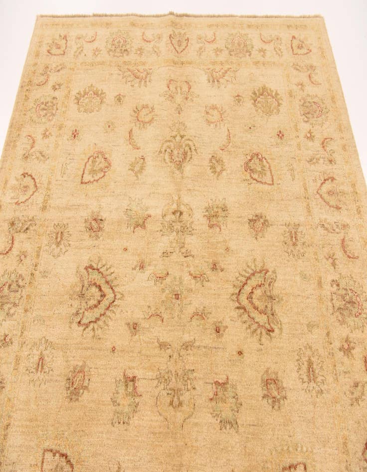 Detail image of  5' x 6'  Hand Knotted Peshawar Ziegler Rug