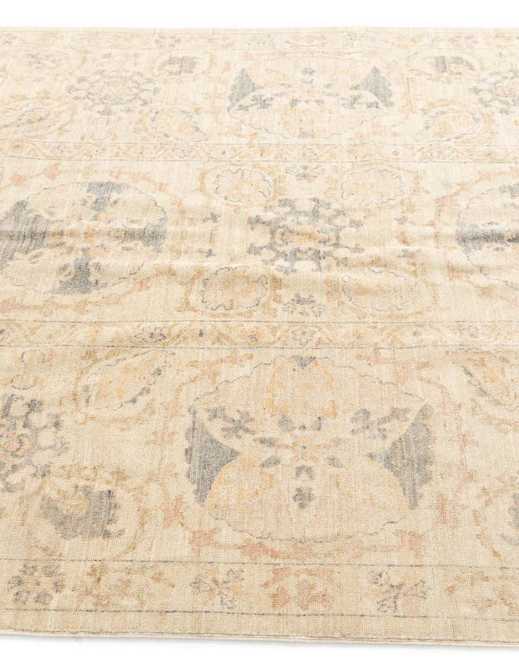Detail image of  6' x 8' 8  Hand Knotted Peshawar Ziegler Oriental Rug