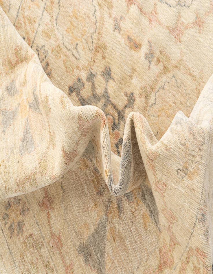 Detail image of  6' x 8' 8  Hand Knotted Peshawar Ziegler Oriental Rug