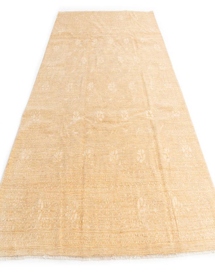 Detail image of  6' 10 x 10' 2  Hand Knotted Peshawar Ziegler Oriental Rug