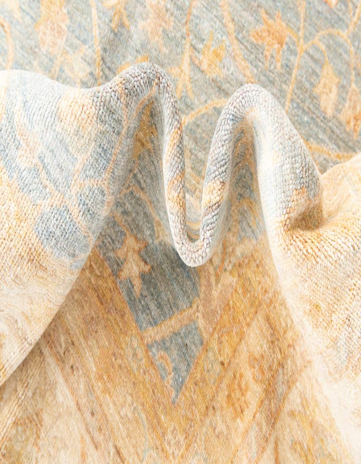 Detail image of  10' x 13' 1  Hand Knotted Peshawar Ziegler Rug