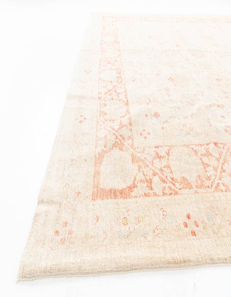 Detail image of  9' 11 x 13' 8  Hand Knotted Peshawar Ziegler Rug