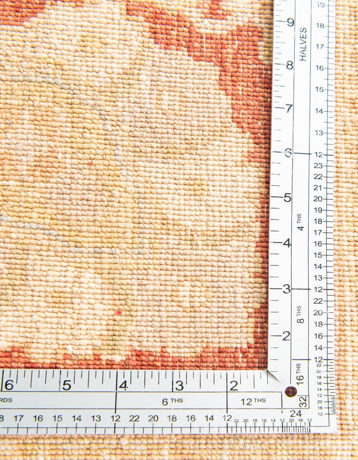 Detail image of  9' 11 x 13' 8  Hand Knotted Peshawar Ziegler Rug