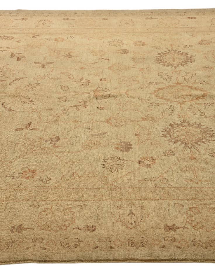 Detail image of  6' 11 x 9' 10  Hand Knotted Peshawar Ziegler Rug