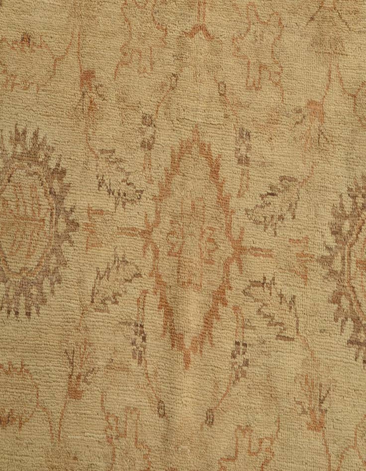 Detail image of  6' 11 x 9' 10  Hand Knotted Peshawar Ziegler Rug