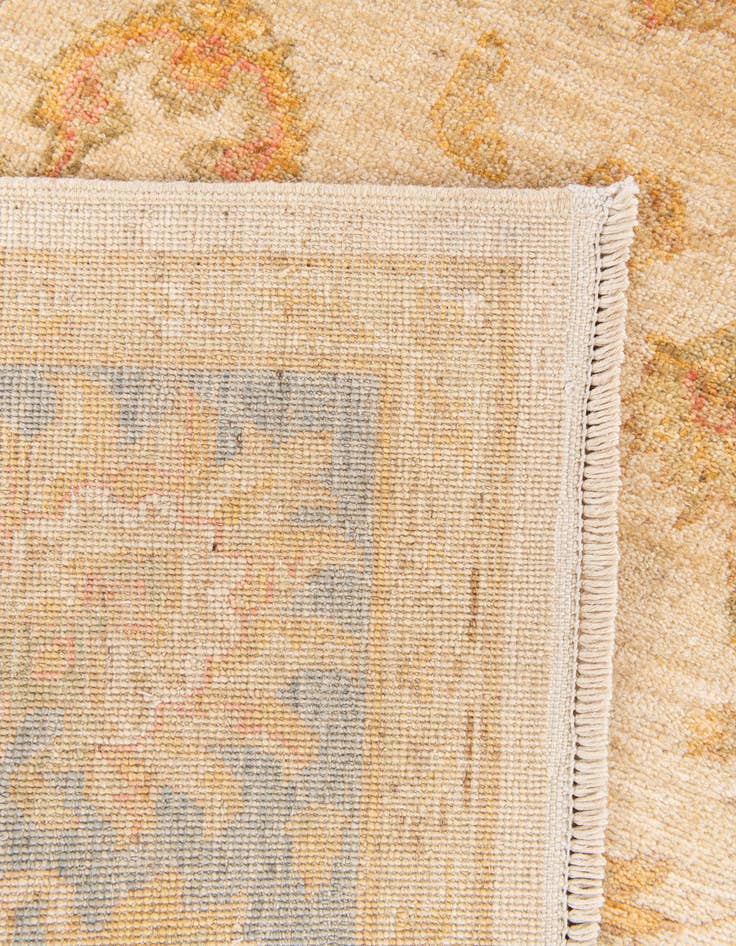 Detail image of  6' 7 x 9' 7  Hand Knotted Peshawar Ziegler Rug