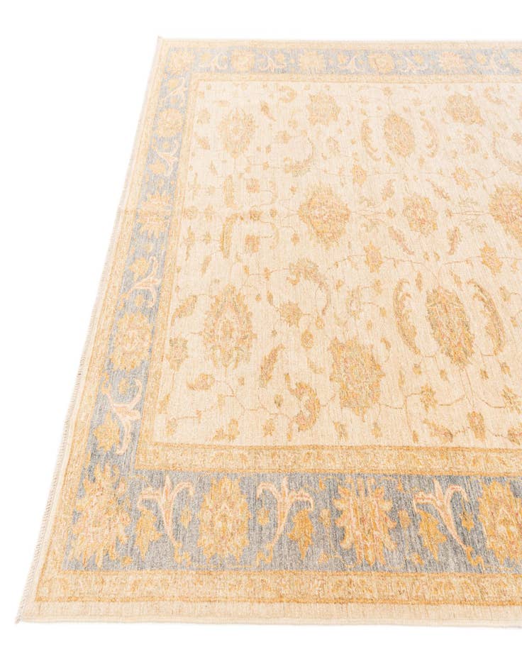 Detail image of  6' 7 x 9' 7  Hand Knotted Peshawar Ziegler Rug