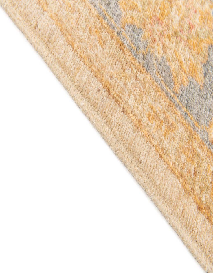 Detail image of  6' 7 x 9' 7  Hand Knotted Peshawar Ziegler Rug