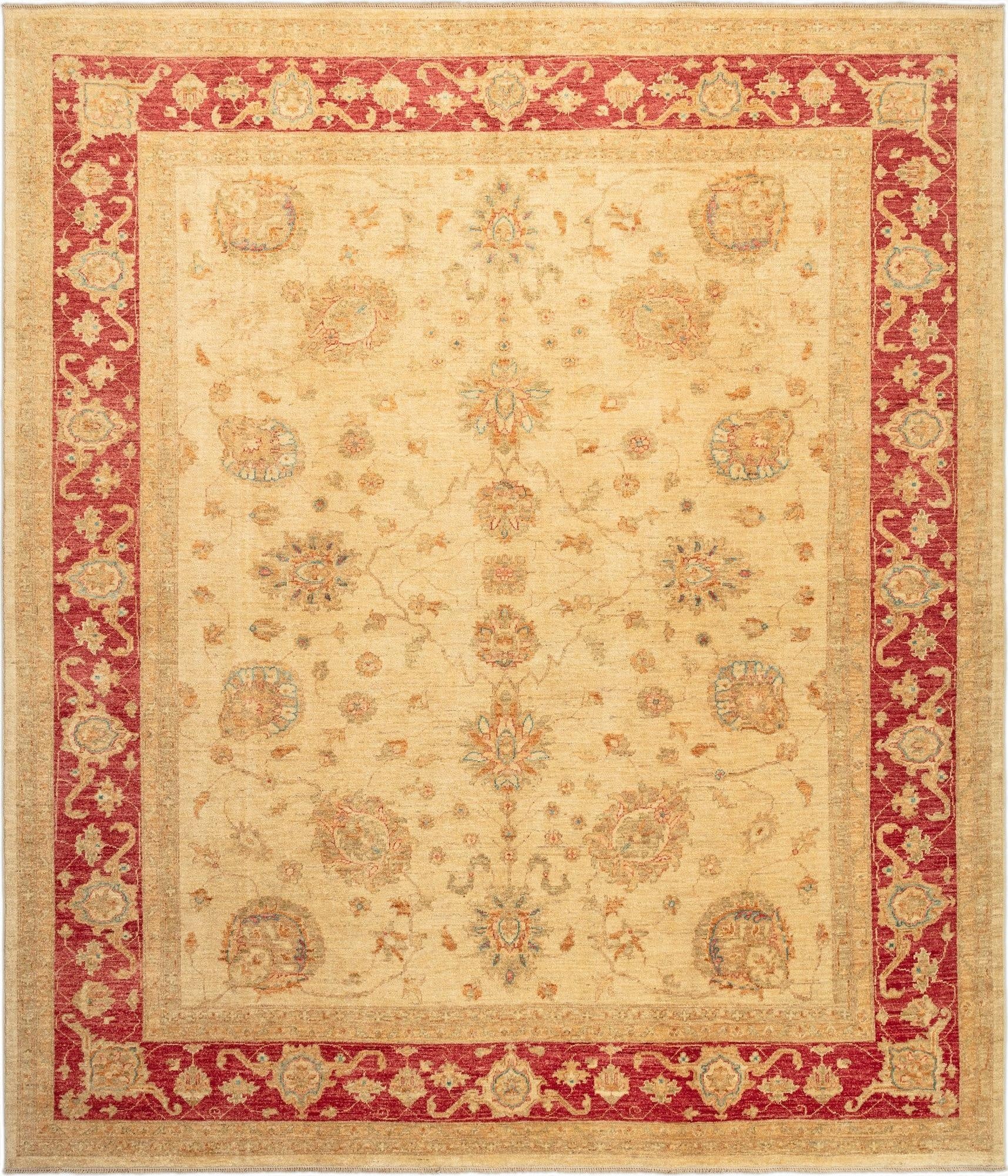  8' 2 x 9' 5 Peshawar Ziegler Wool Rug