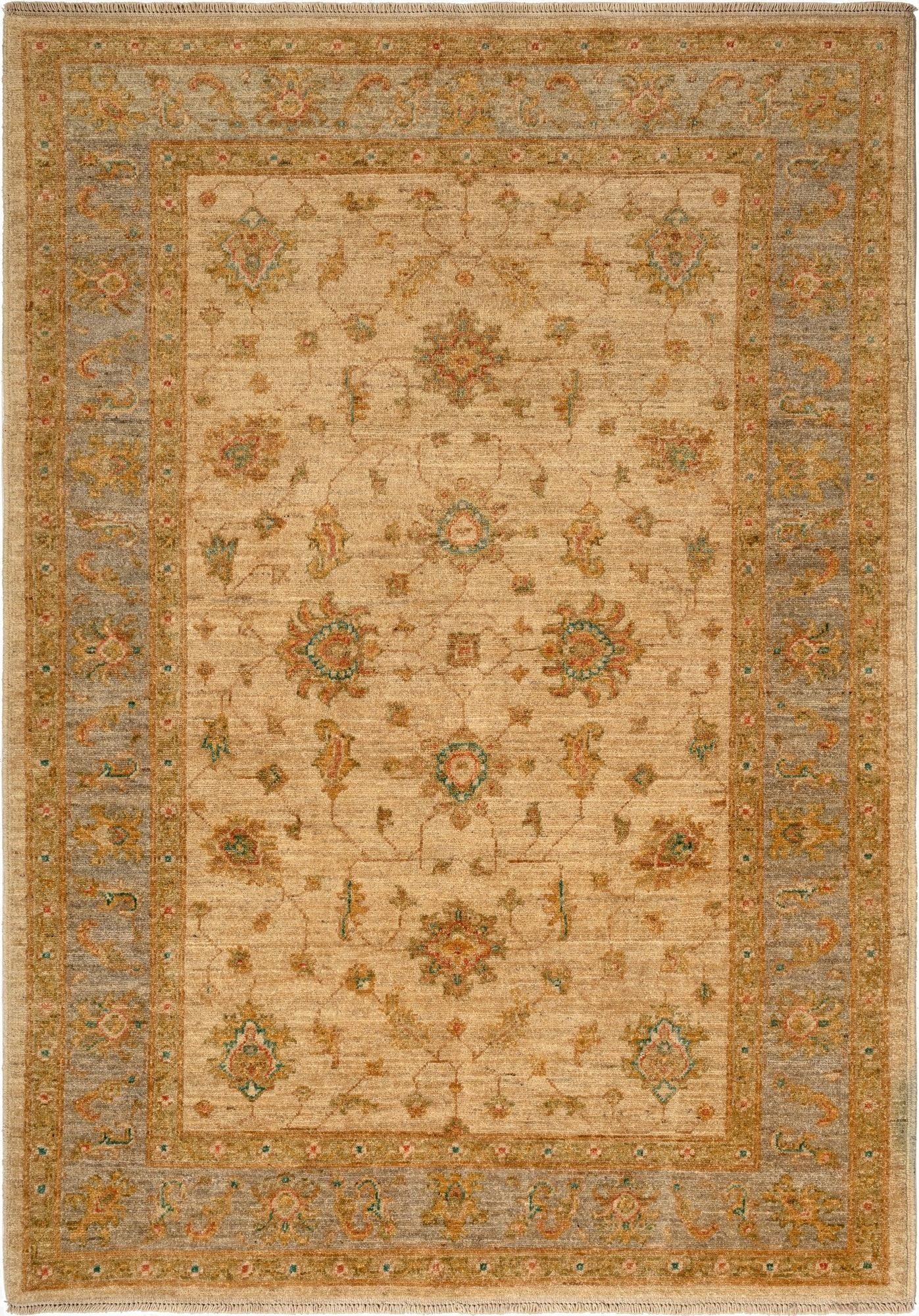  4' x 5' 9 Peshawar Ziegler Wool Rug