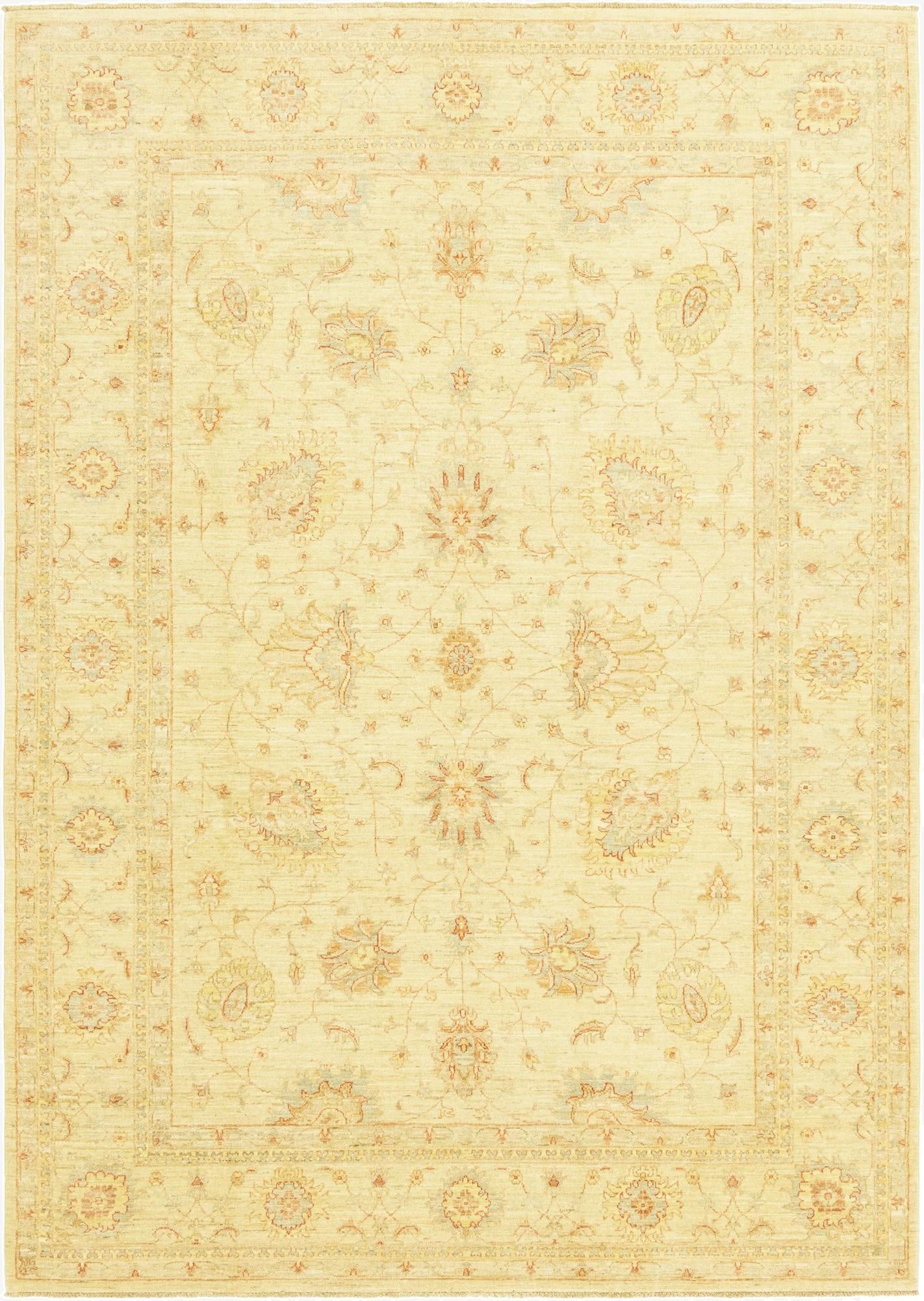  7' x 9' 9  Hand Knotted Peshawar Ziegler Rug