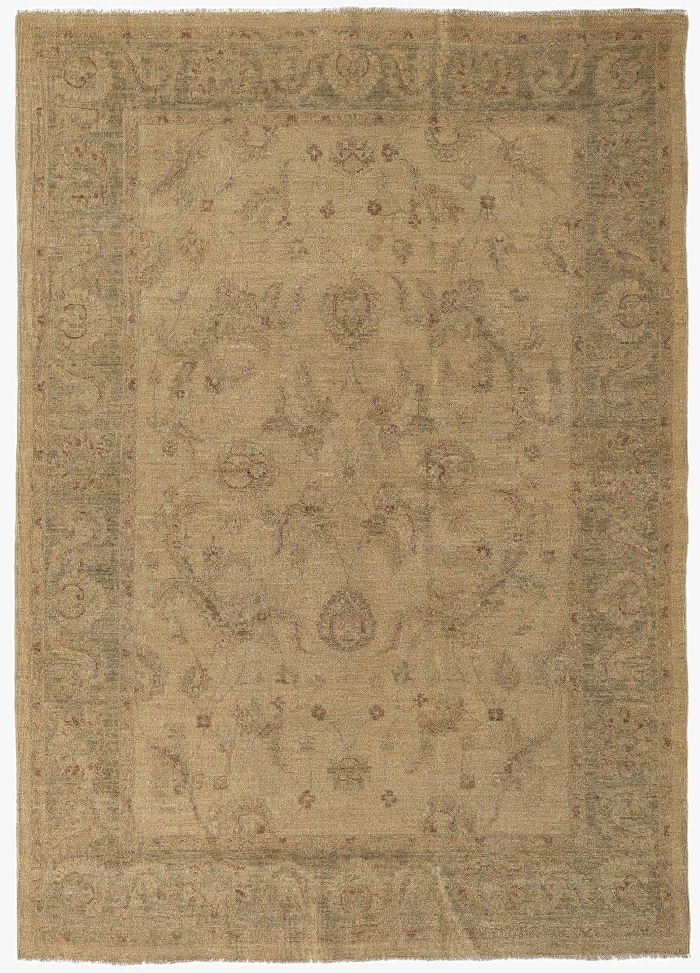  6' x 8' 5  Hand Knotted Peshawar Ziegler Rug