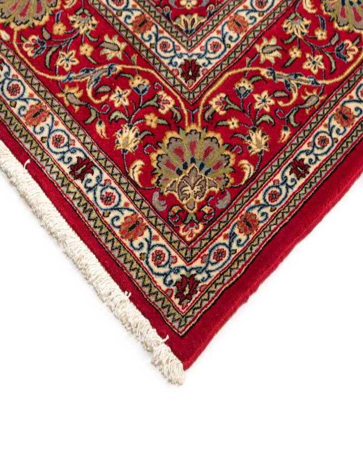 Detail image of  6' 8 x 9' 11  Hand Knotted Qom Persian Rug