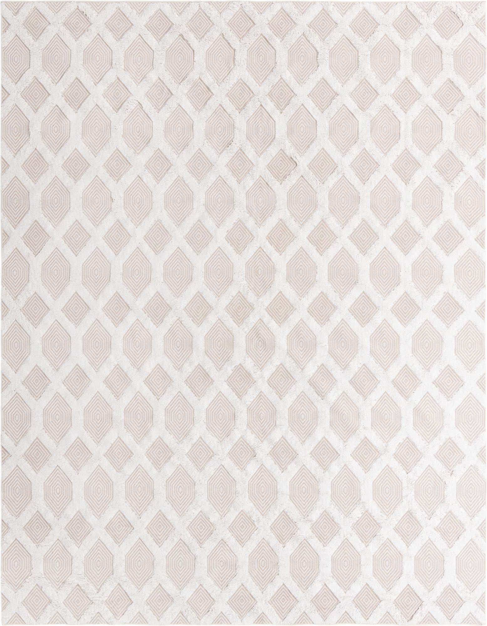 A 9x12 rectangular Sabrina Soto Casa rug with a modern abstract pattern in brown and ivory textured cotton.