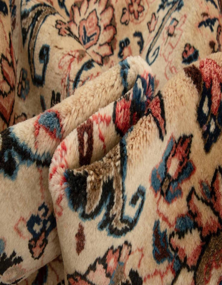 Detail image of  8' 11 x 11' 11  Hand Knotted Sarough Persian Wool Rug