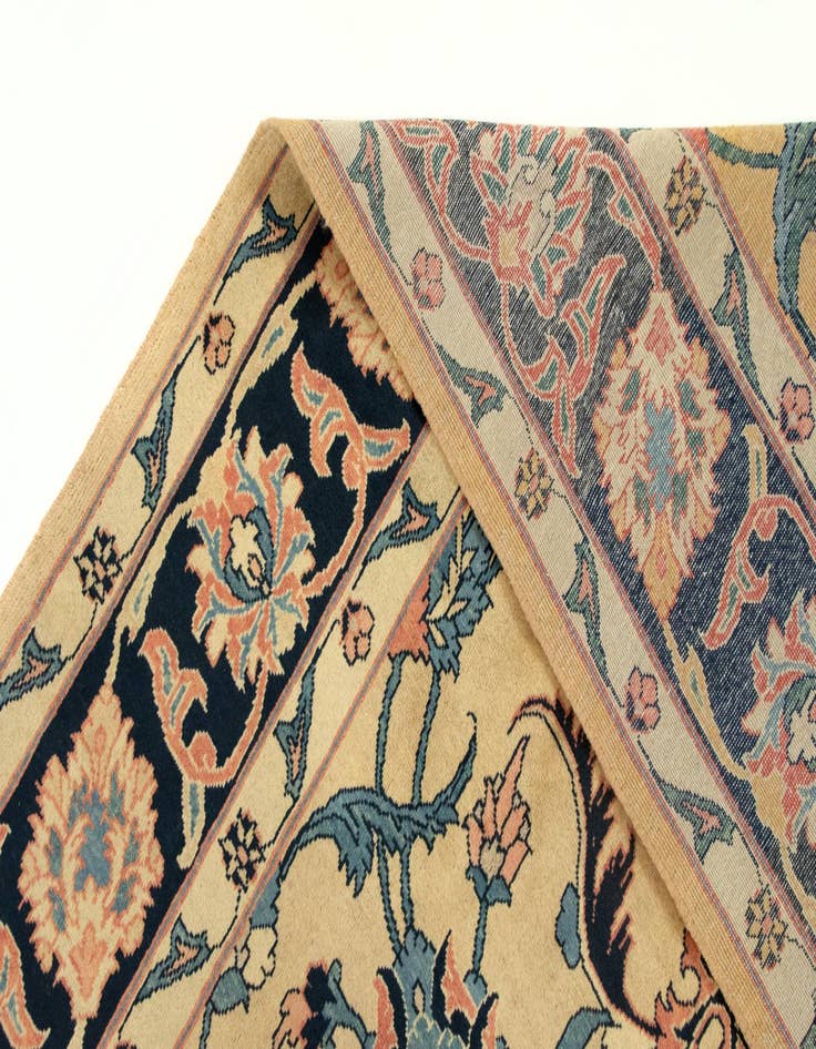 Detail image of  6' 10 x 9' 10  Hand Knotted Sarough Persian Wool Rug