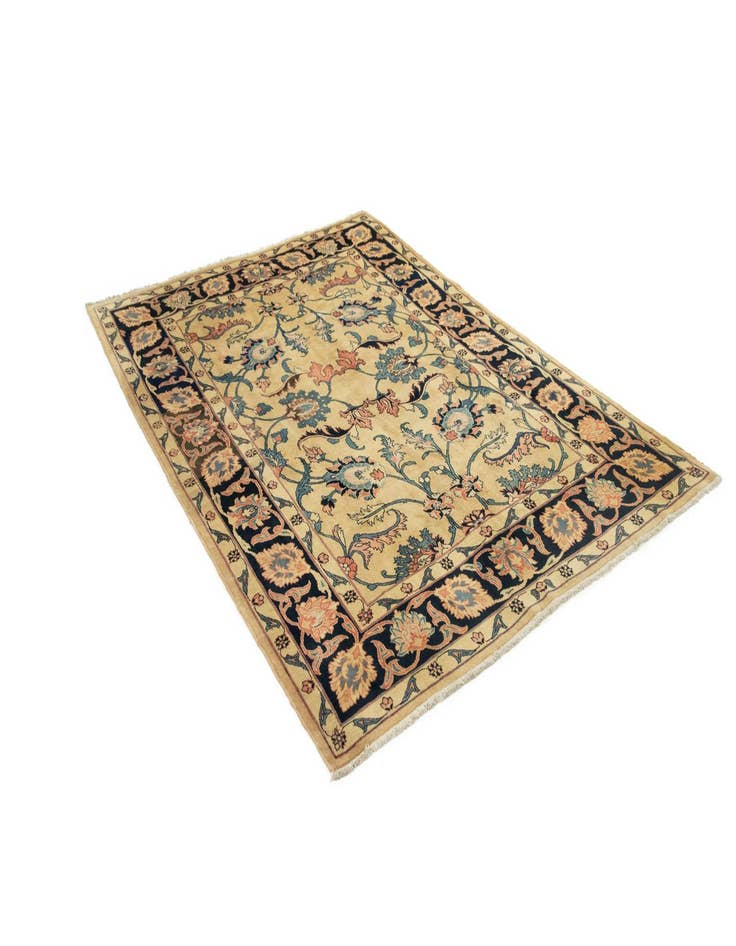 Detail image of  6' 10 x 9' 10  Hand Knotted Sarough Persian Wool Rug