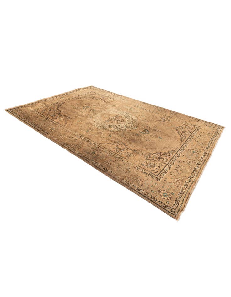 Detail image of  6' 8 x 9' 10  Hand Knotted Sarough Persian Wool Rug