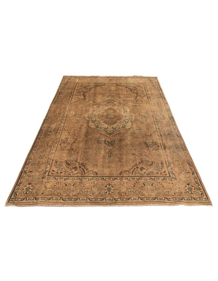 Detail image of  6' 8 x 9' 10  Hand Knotted Sarough Persian Wool Rug