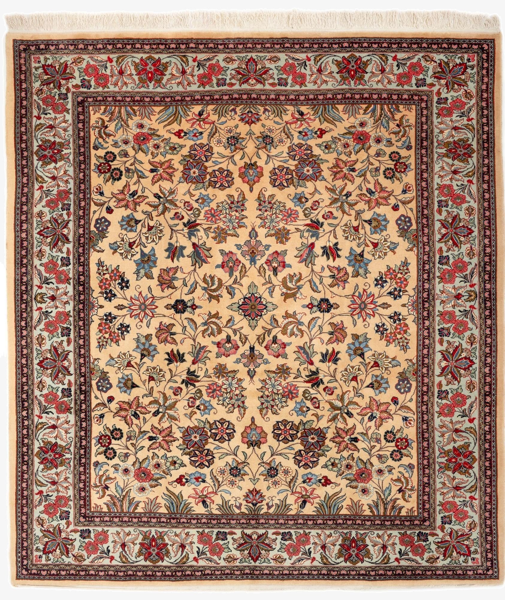  7' 6 x 8' 8 Sarough Wool Rug
