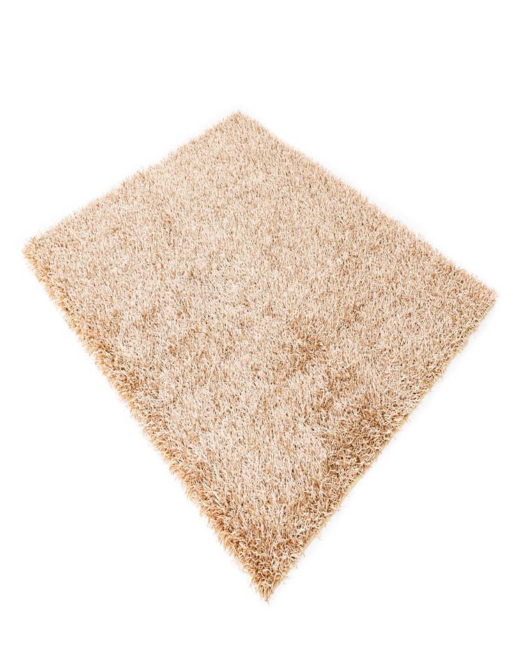 Detail image of  5' 2 x 6' 5  Hand Knotted Solid Shag Rug