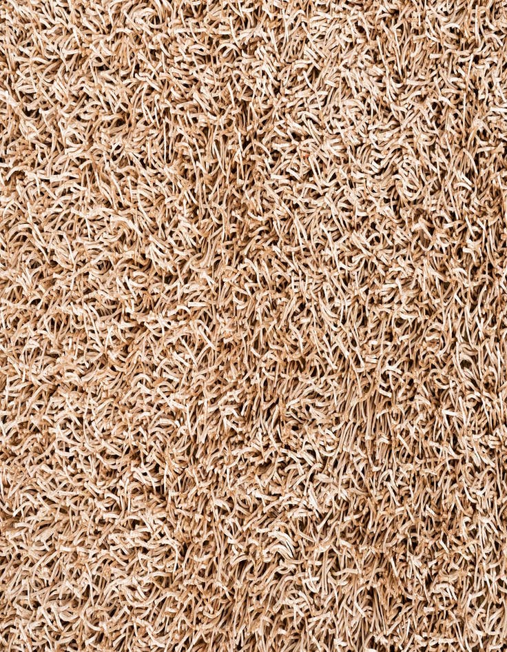 Detail image of  5' 2 x 6' 5  Hand Knotted Solid Shag Rug