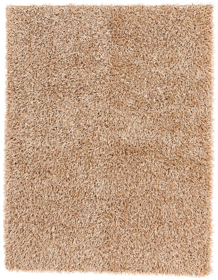 Detail image of  5' 2 x 6' 5  Hand Knotted Solid Shag Rug