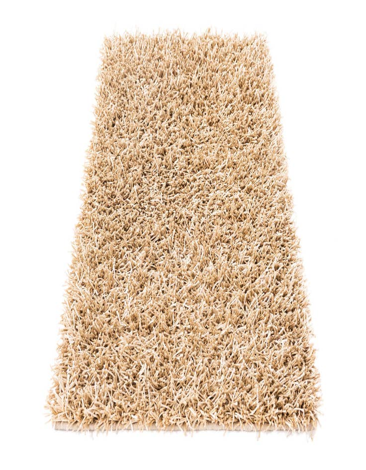 Detail image of  2' 5 x 4' 10  Hand Knotted Solid Shag Oriental Rug