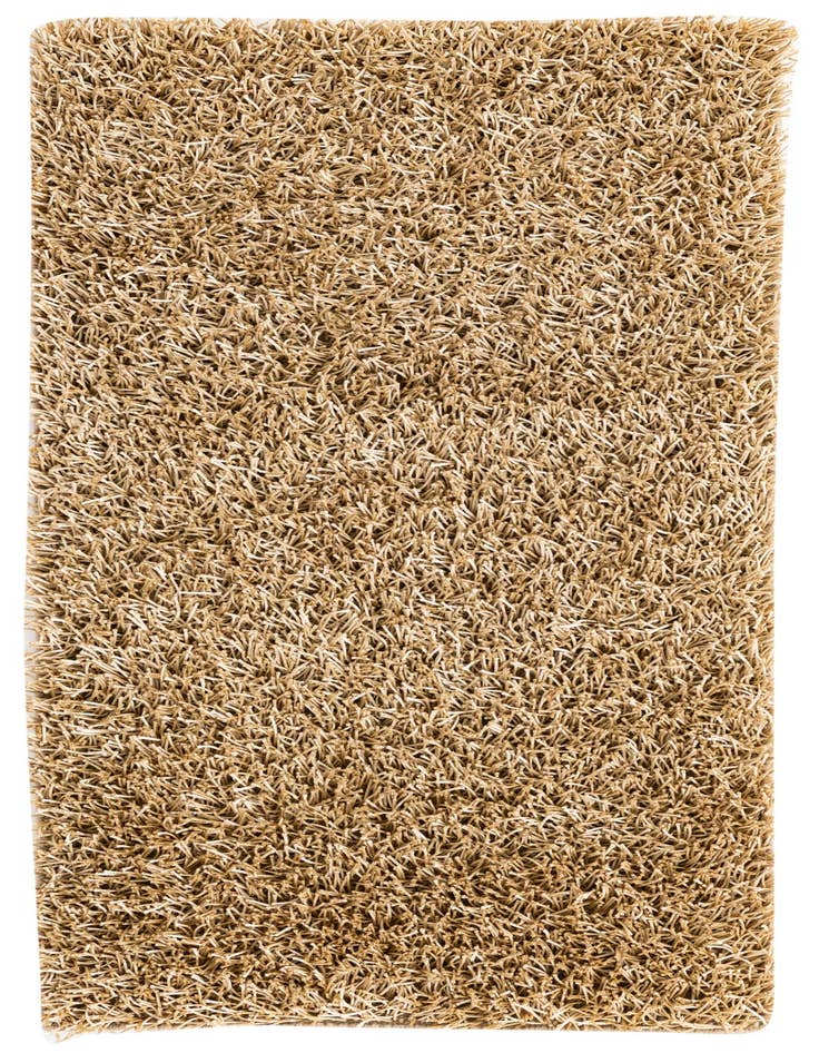 Detail image of  2' 5 x 4' 10  Hand Knotted Solid Shag Oriental Rug