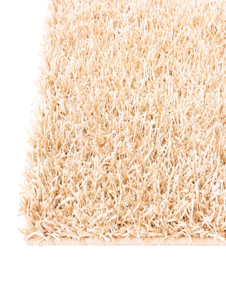 Detail image of  2' 7 x 4' 8  Hand Knotted Solid Shag Oriental Rug