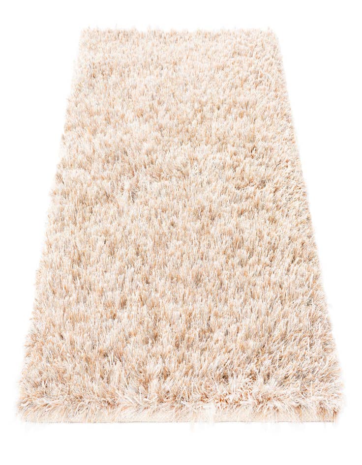 Detail image of  3' 1 x 5' 4  Hand Knotted Solid Shag Oriental Rug