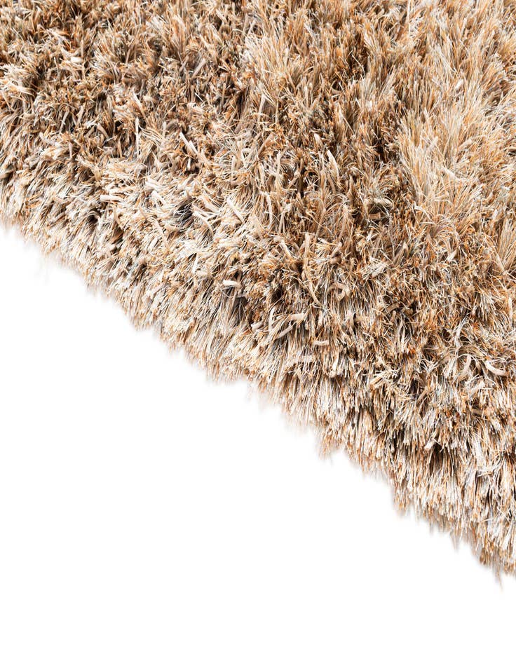 Detail image of  3' 1 x 5' 4  Hand Knotted Solid Shag Oriental Rug