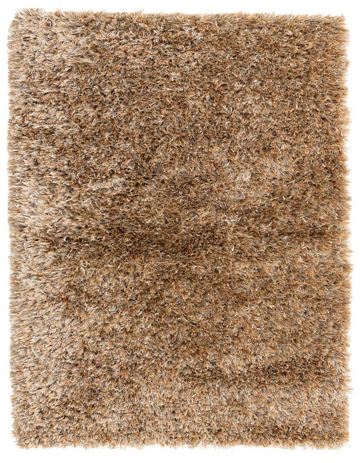 Detail image of  3' 1 x 5' 4  Hand Knotted Solid Shag Oriental Rug