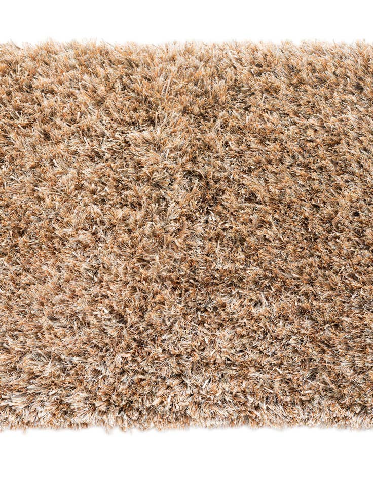 Detail image of  3' 1 x 5' 5  Hand Knotted Solid Shag Oriental Rug